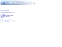 Tablet Screenshot of inforeseaux.com